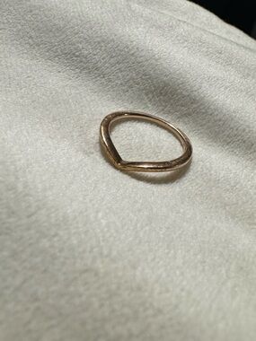 Pandora Rose Gold V-Shape Stackable Ring